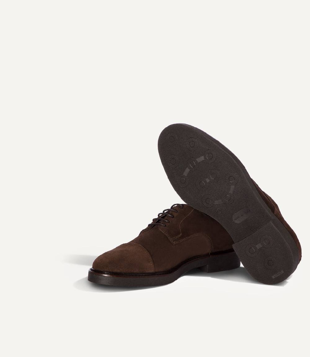 Loriblu Derby in camoscio marrone Economico