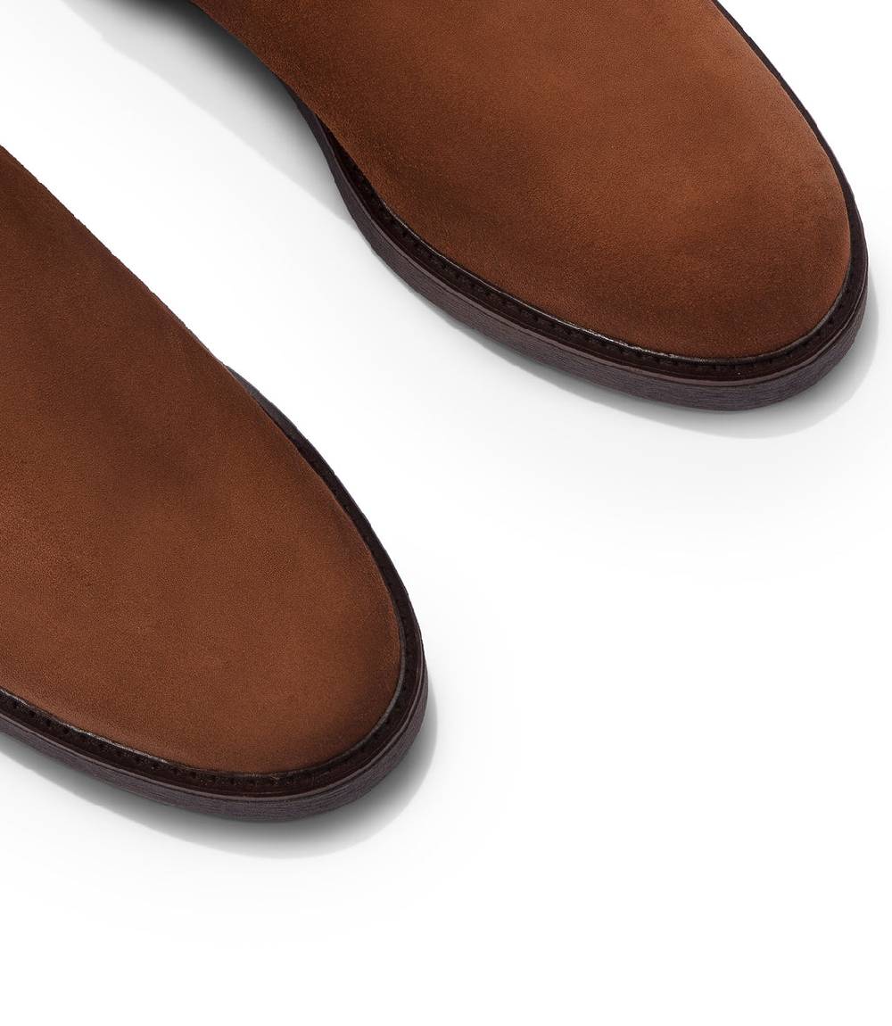 Loriblu Stivali Chelsea in camoscio ruggine Outlet