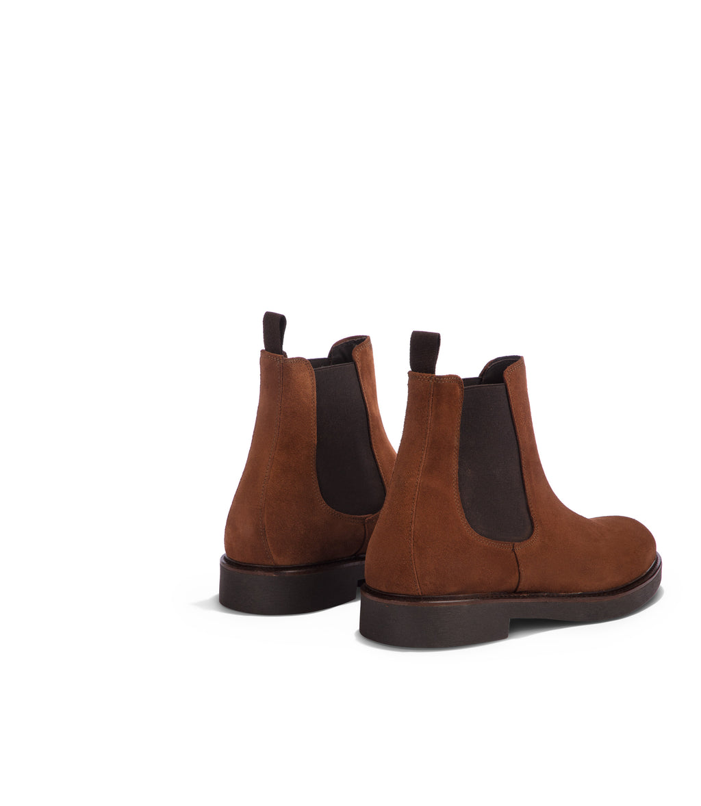 Loriblu Stivali Chelsea in camoscio ruggine Outlet