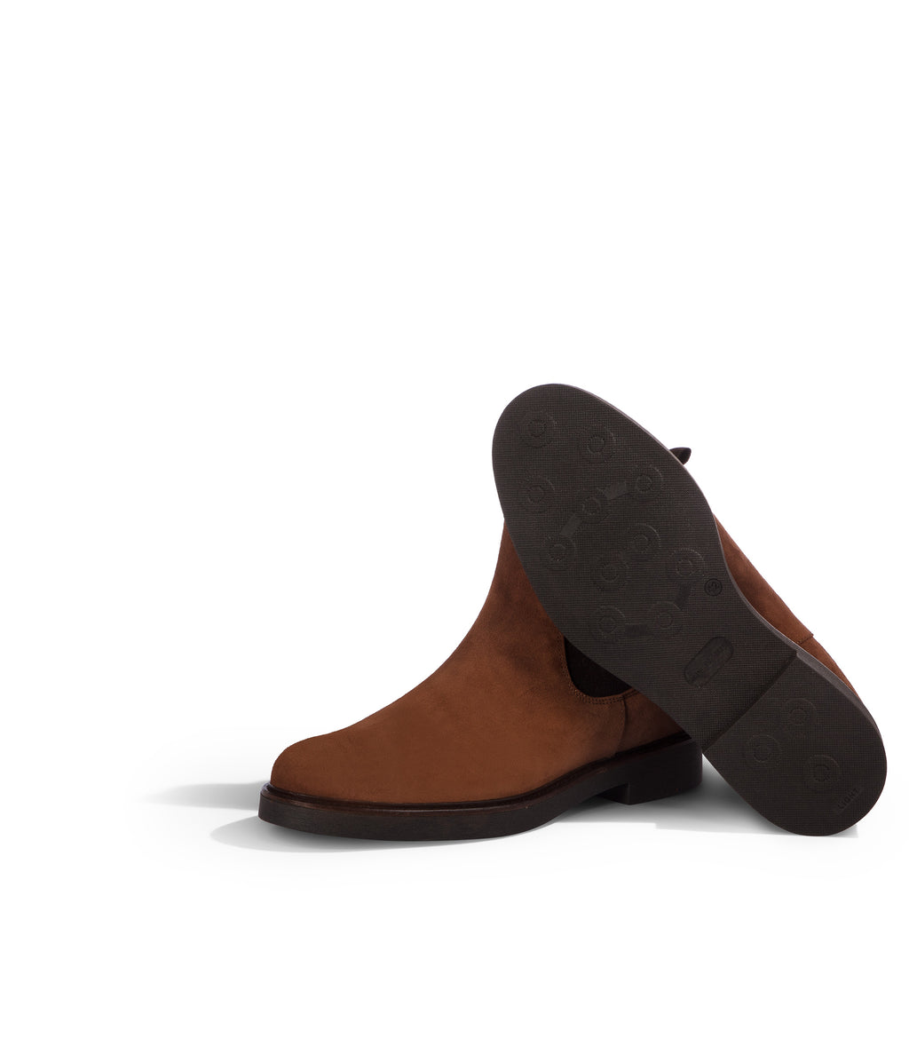 Loriblu Stivali Chelsea in camoscio ruggine Outlet