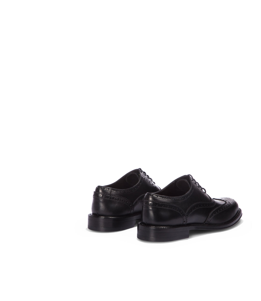 Loriblu Oxford brogue in pelle nera Saldi