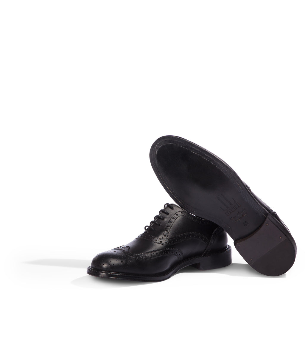 Loriblu Oxford brogue in pelle nera Saldi