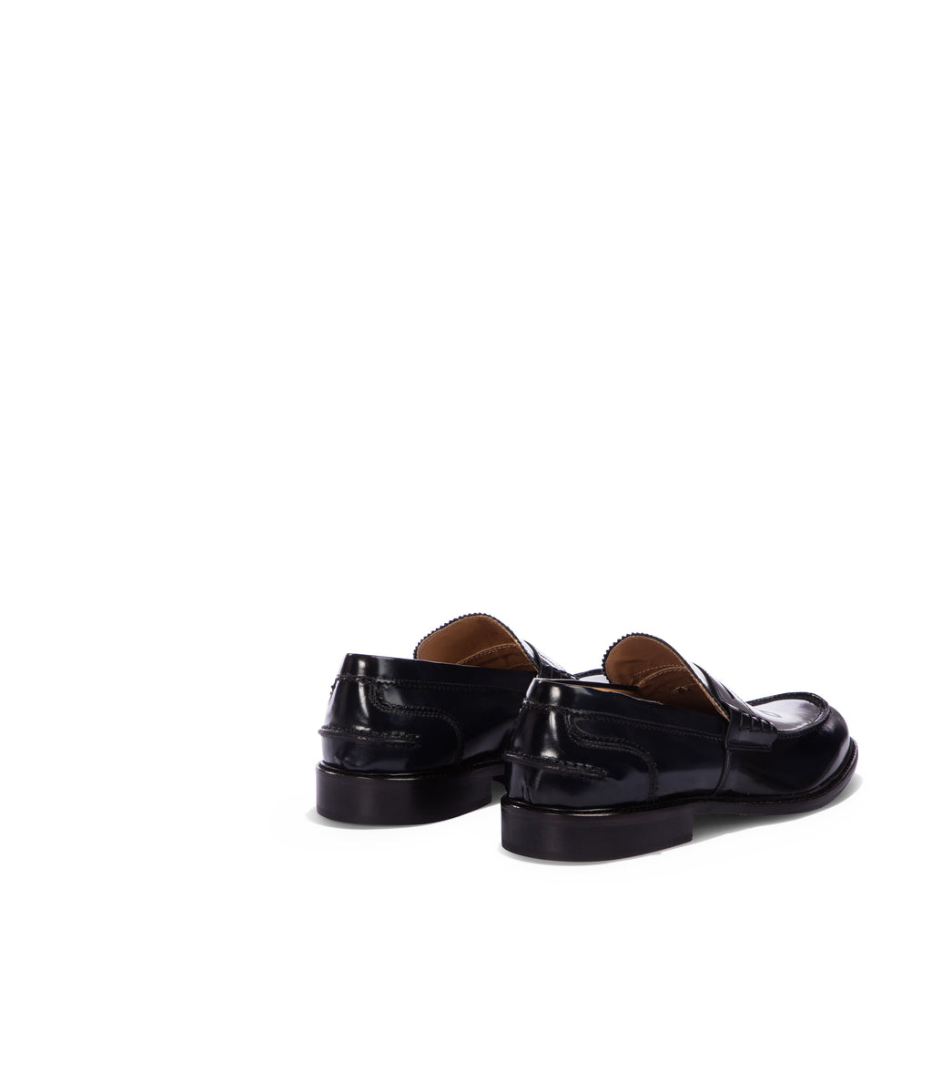 Loriblu Mocassini in pelle blu scuro Offerte