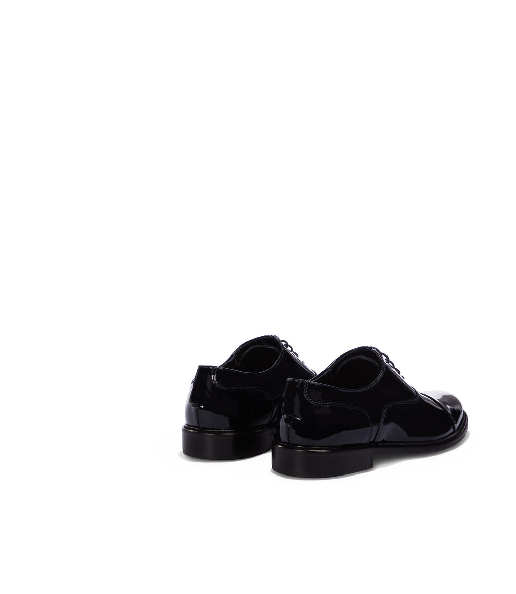 Loriblu Stringate oxford in vernice blu Vendita Calda