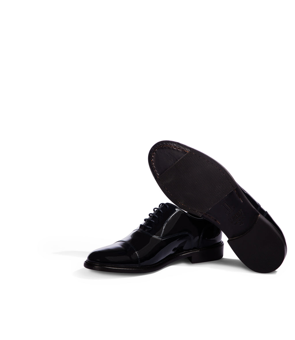 Loriblu Stringate oxford in vernice blu Vendita Calda