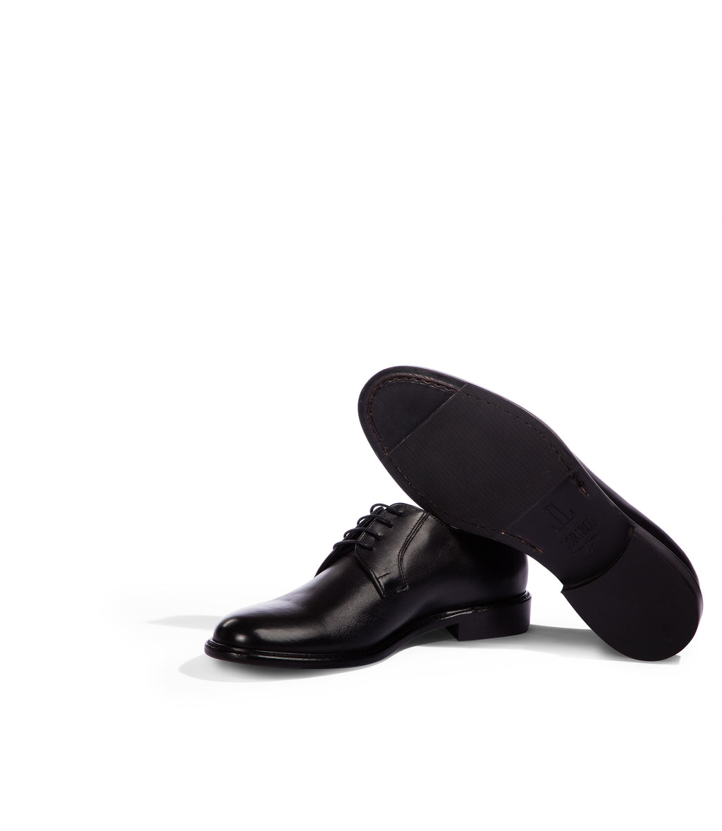 Loriblu Stringate derby in pelle nera Vendita Economica