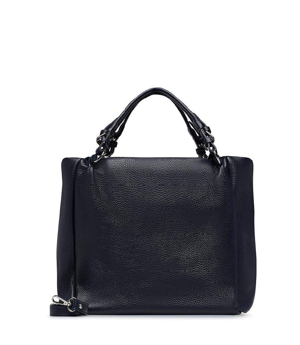 Loriblu Borsa in pelle martellata blu Offerta temporanea