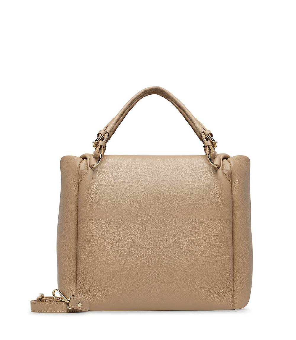 Loriblu Borsa beige in pelle martellata Nuovo