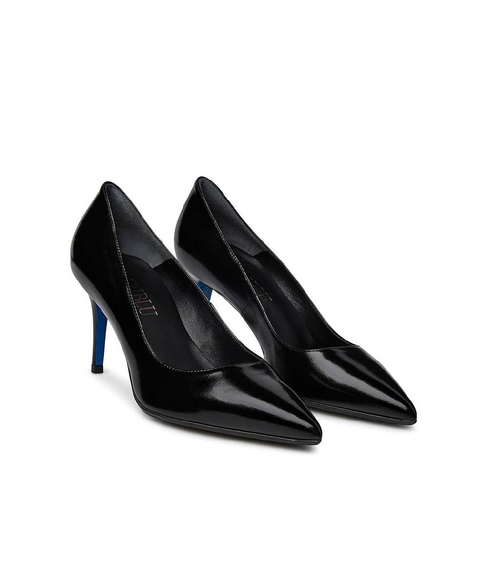 Loriblu Décolleté in pelle lucida nero Qualità