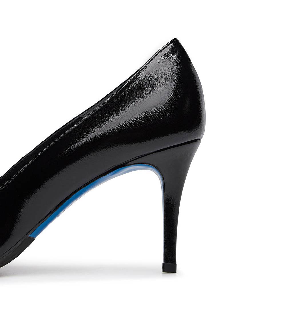 Loriblu Décolleté in pelle lucida nero Qualità
