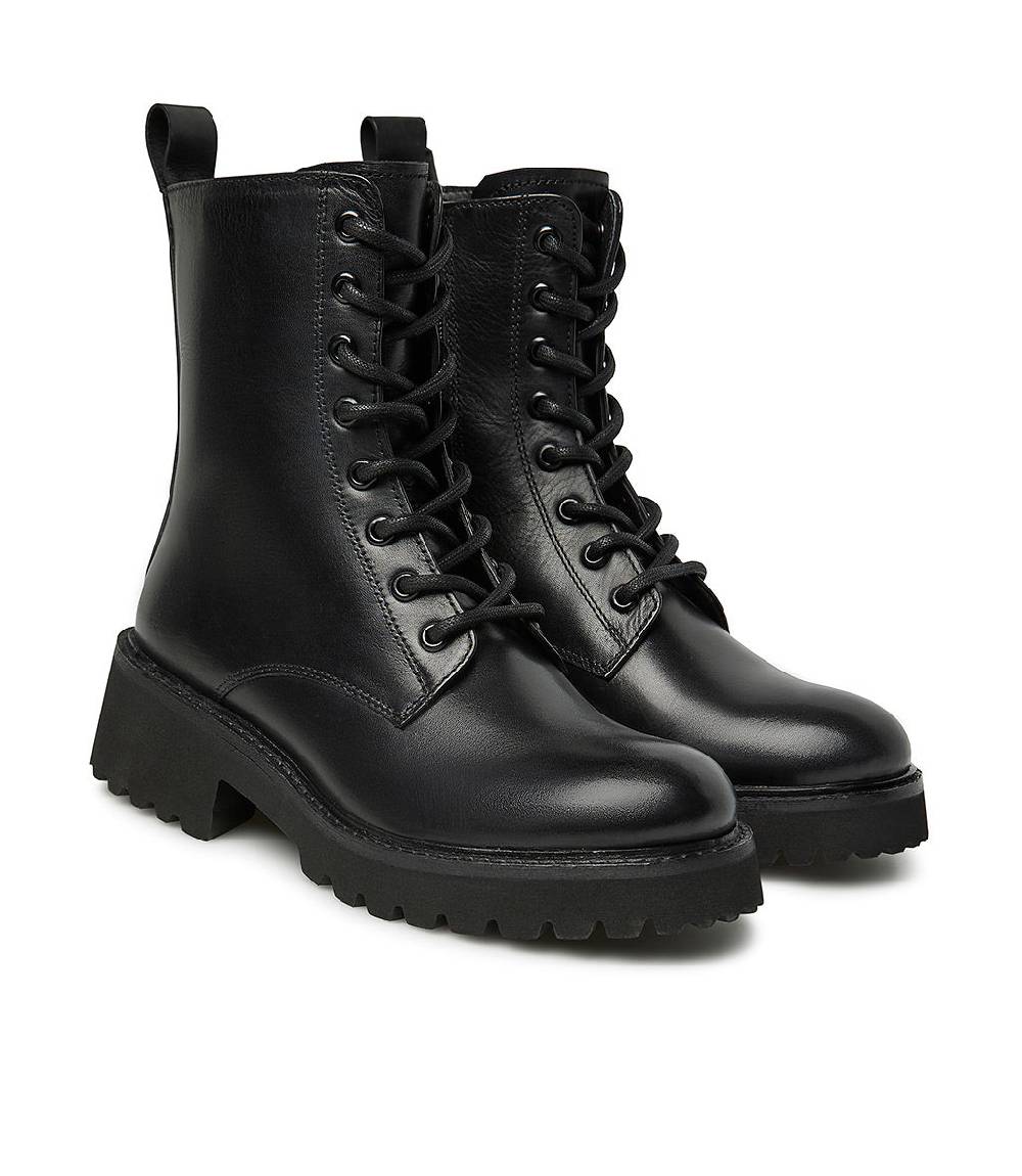 Loriblu Anfibi in vitello nero Offerta speciale della fabbrica