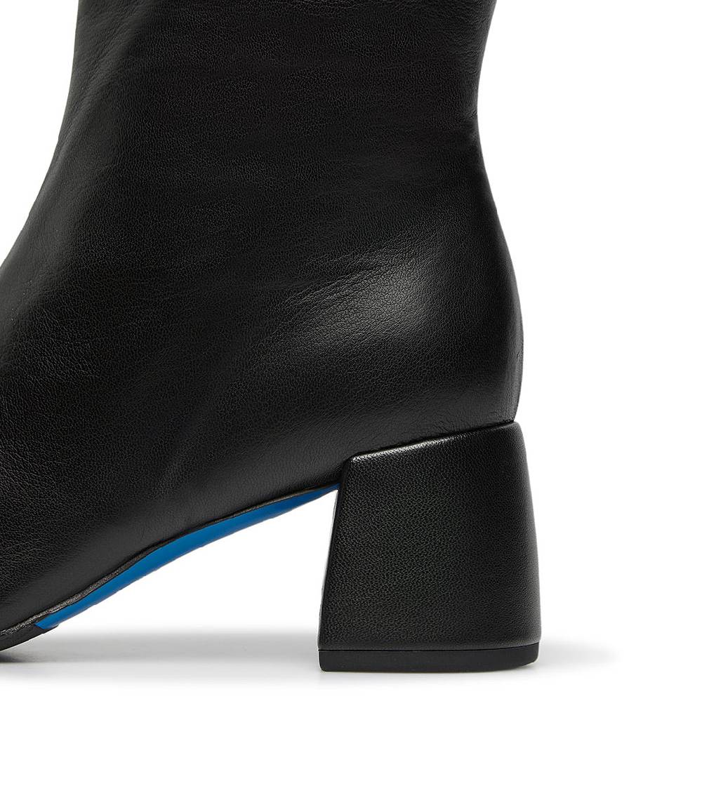 Loriblu Stivale in nappa nera con cristalli Saldi Di Fabbrica