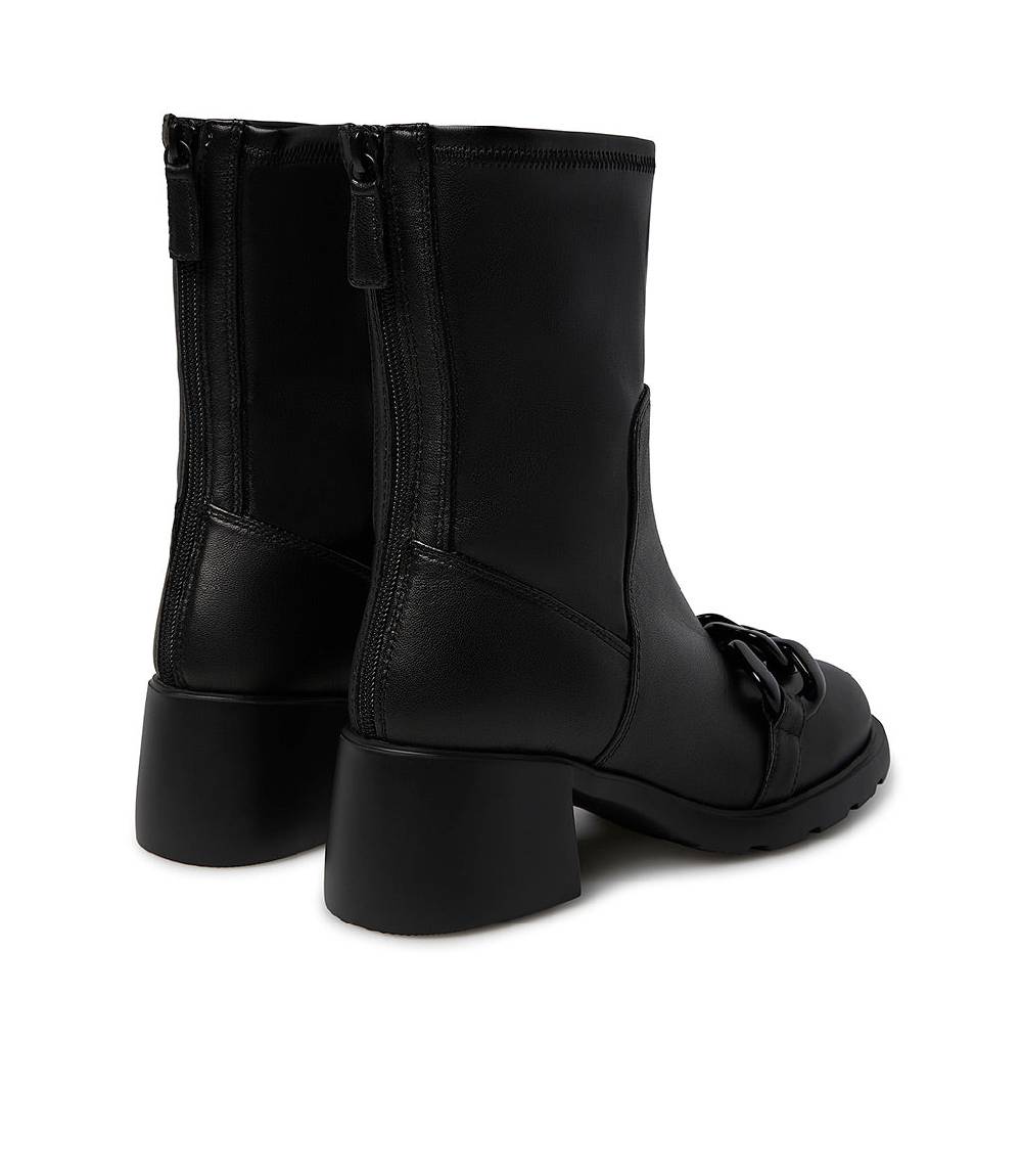Loriblu Stivaletto in nappa nera con accessorio Nuova
