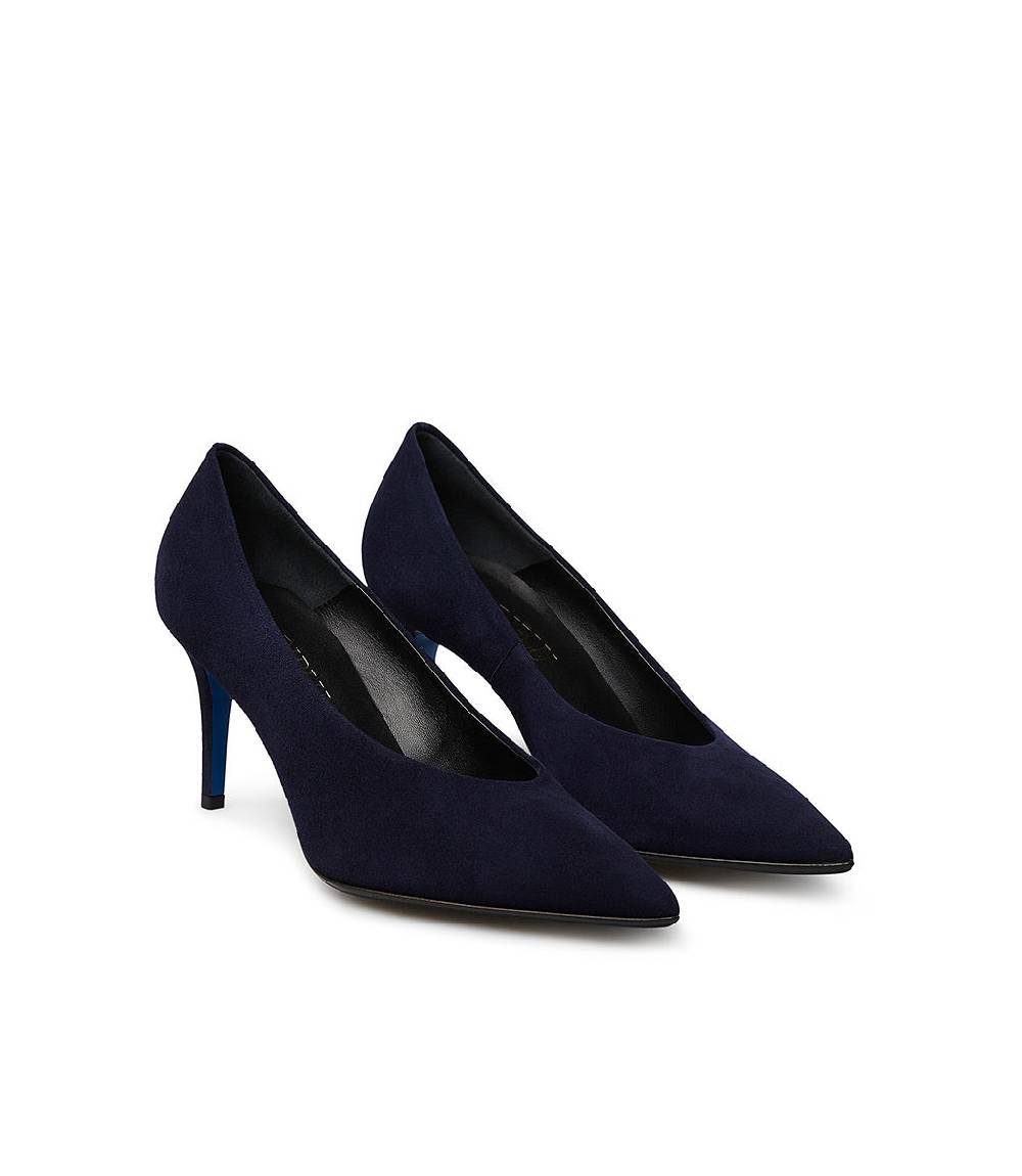 Loriblu Décolleté in camoscio blu 2025