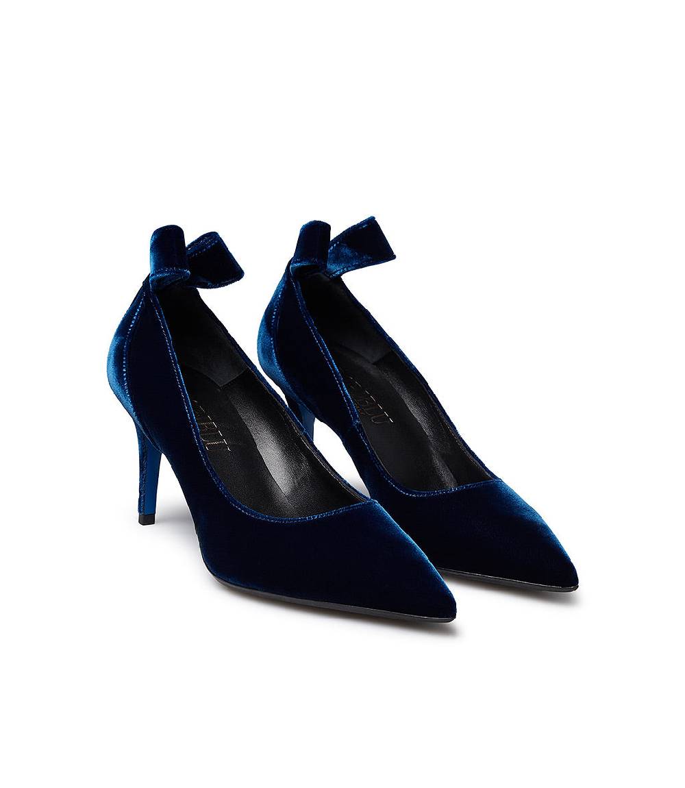 Loriblu Décolleté in velluto blu Italy