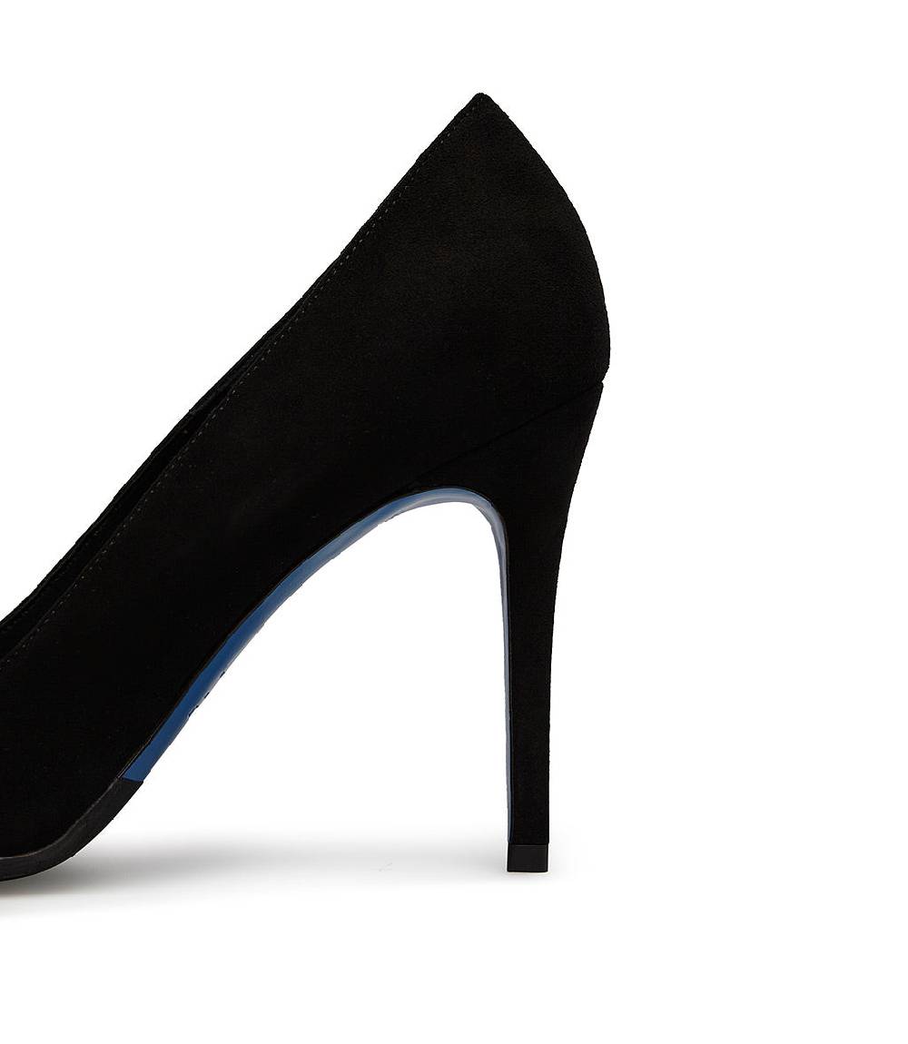 Loriblu Décolleté in nappa nera con cristalli Negozi Online