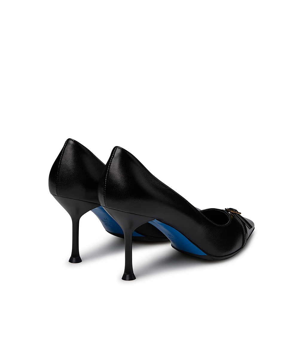 Loriblu Décolleté in nappa nera Sottocosto