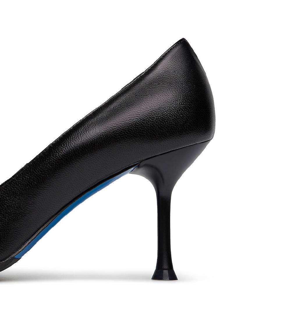 Loriblu Décolleté in nappa nera Sottocosto