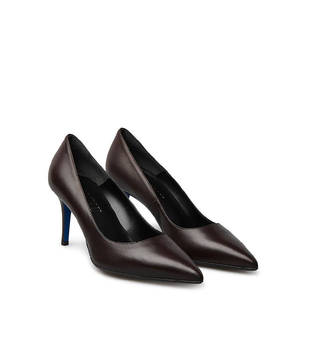 Loriblu Décolleté in nappa marrone TdM Offerte