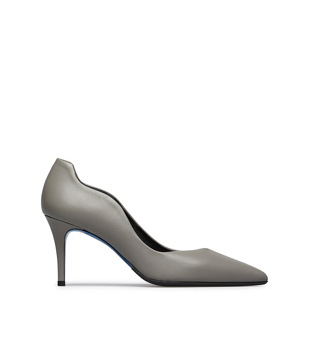 Loriblu Décolleté onda in nappa grigio Vendita Calda