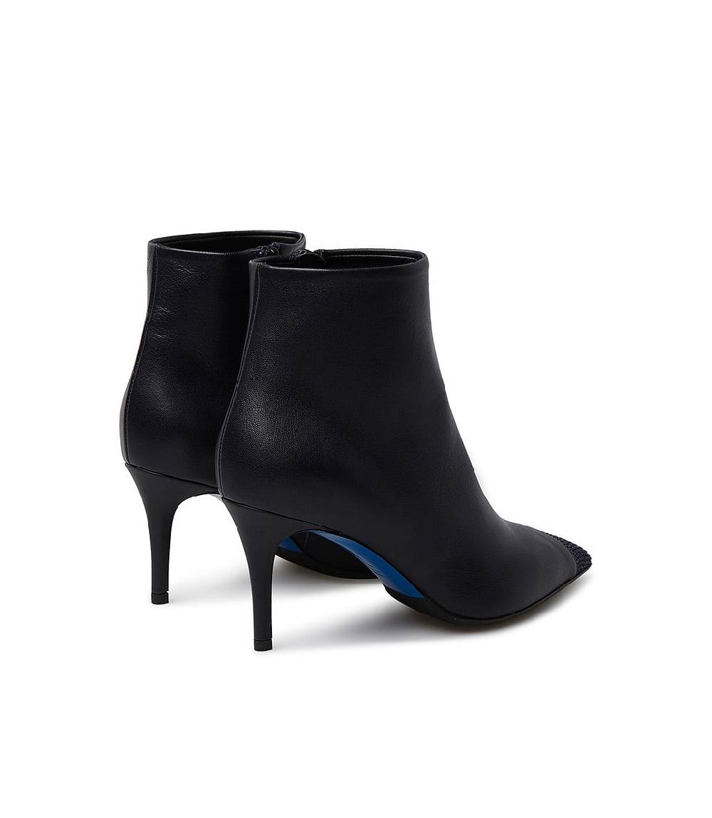Loriblu Stivaletti in nappa blu con cristalli I Più Venduti