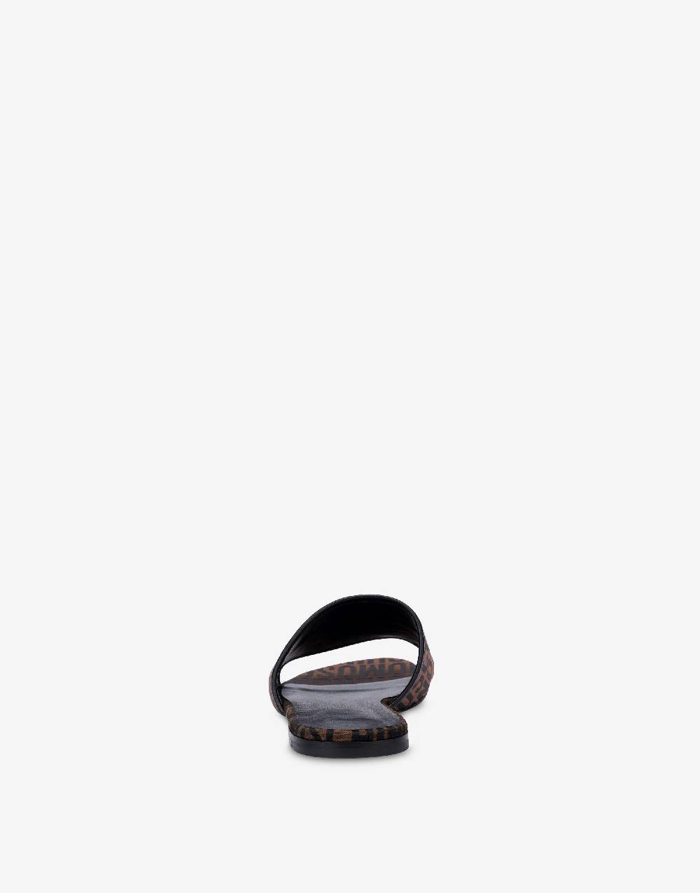 Love Moschino Sandali flat in nylon Allover Logo Italia