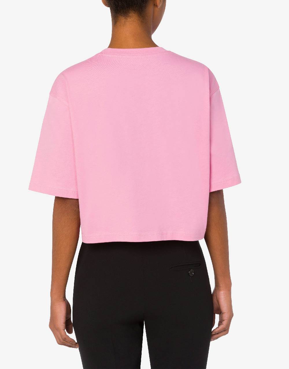Love Moschino T-shirt cropped Moschino Teddy Bear Spedizione Gratuita