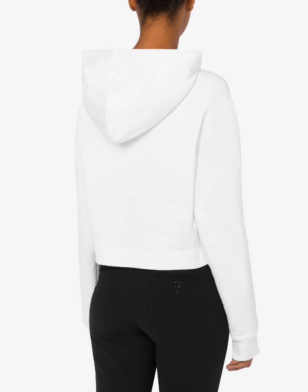 Love Moschino Felpa cropped Heart Safety Pin Negozi Online