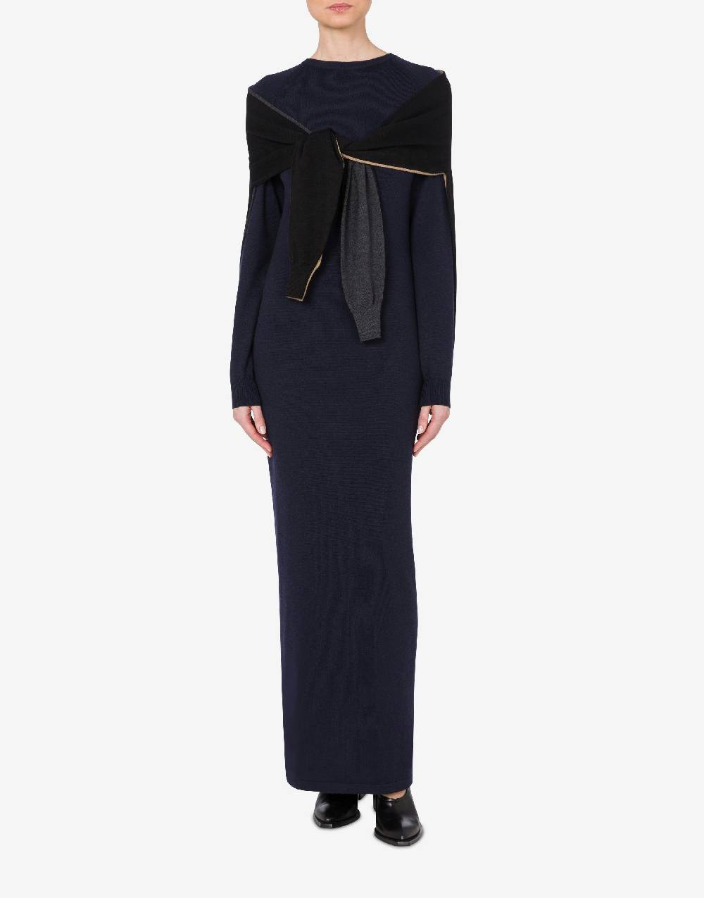 Love Moschino Abito in lana Layer Up Prezzo Ridotto