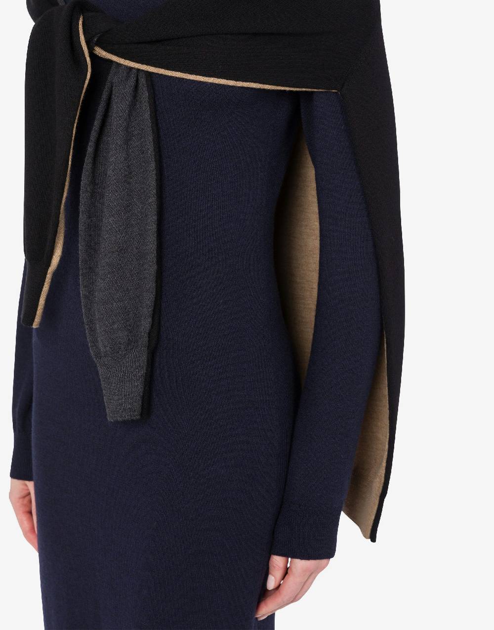 Love Moschino Abito in lana Layer Up Prezzo Ridotto