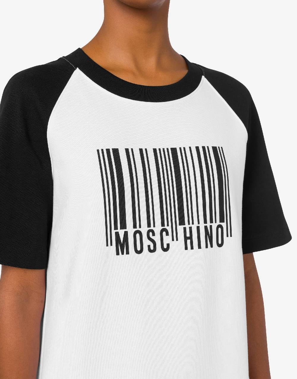 Love Moschino Abito in interlock Barcode Presa