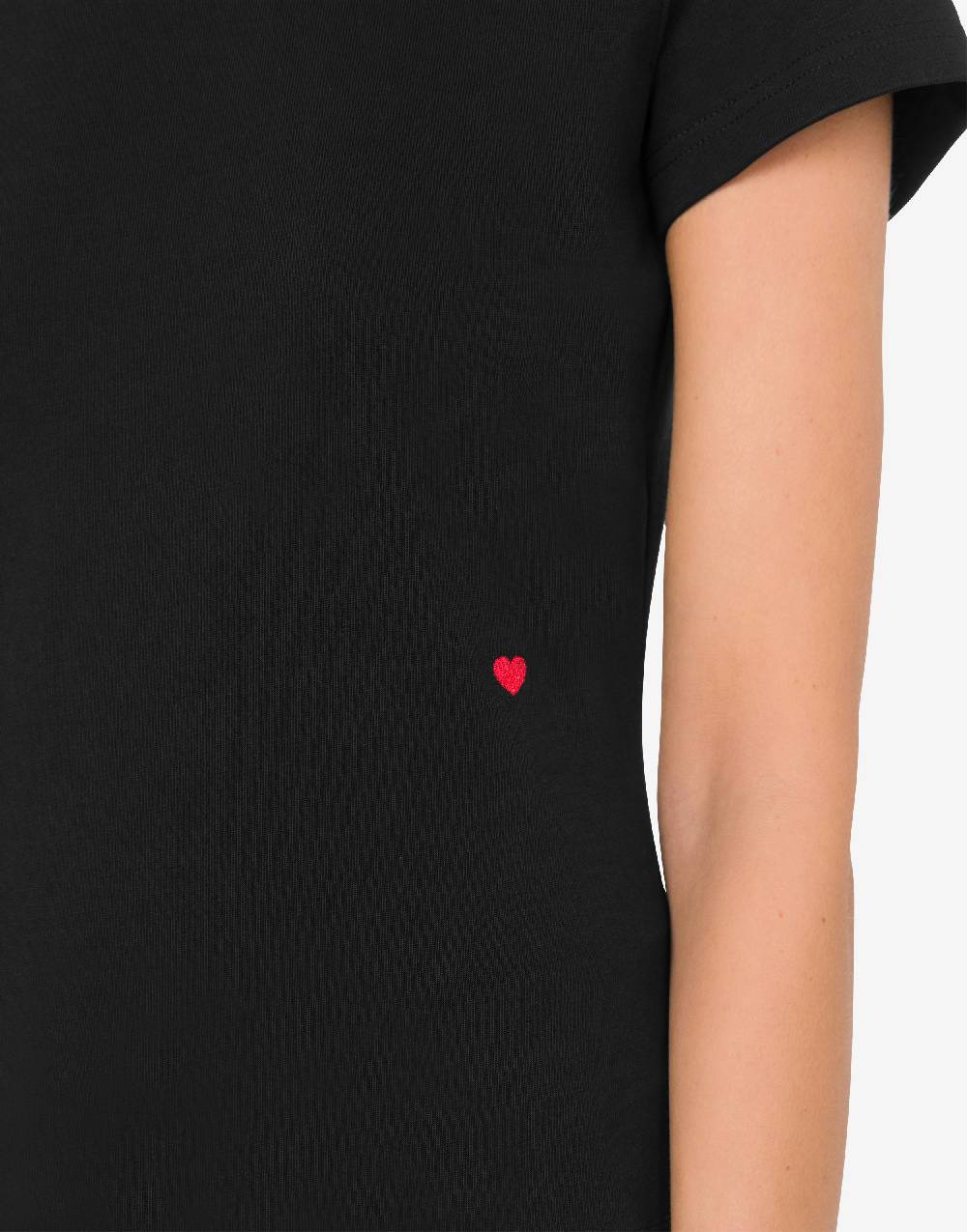 Love Moschino T-shirt Red Heart Online