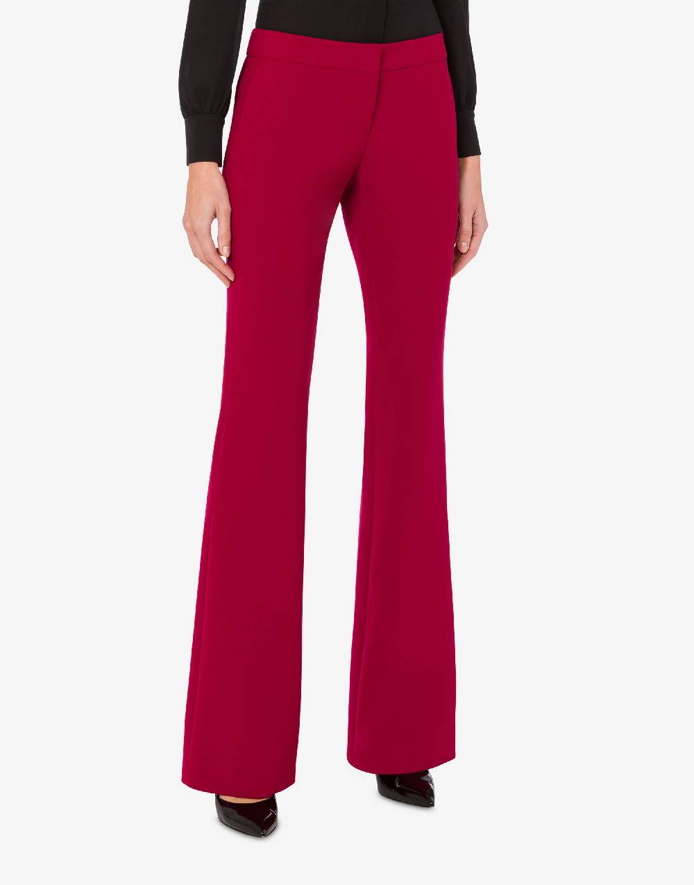Love Moschino Pantalone flare in crêpe Nuova