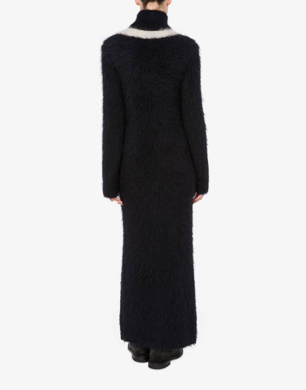 Love Moschino Abito in mohair garzato Peace Spedizione Gratuita