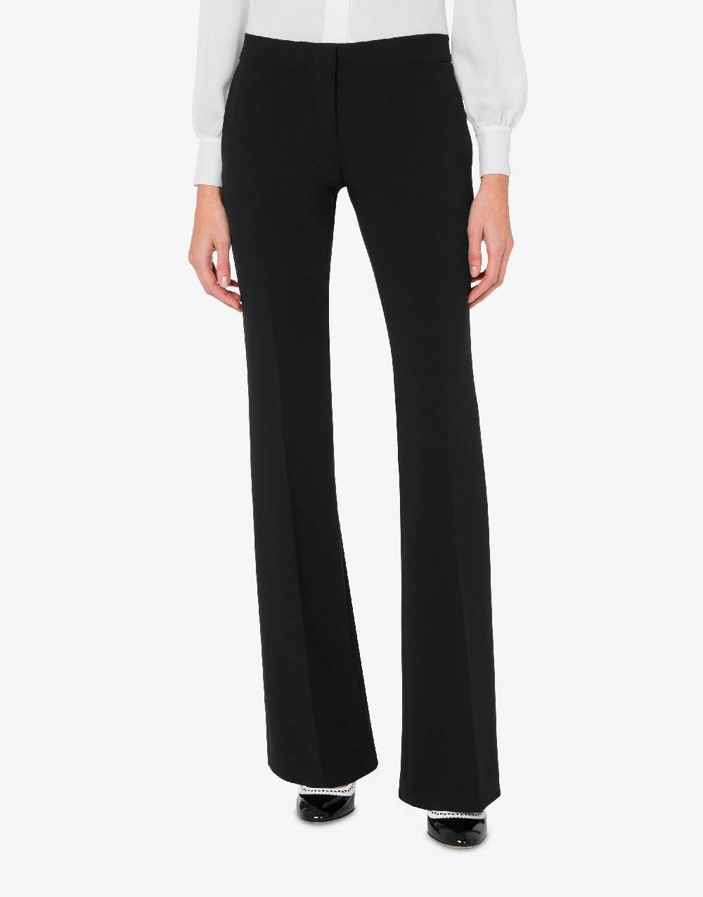 Love Moschino Pantalone flare in crêpe Acquista Ora