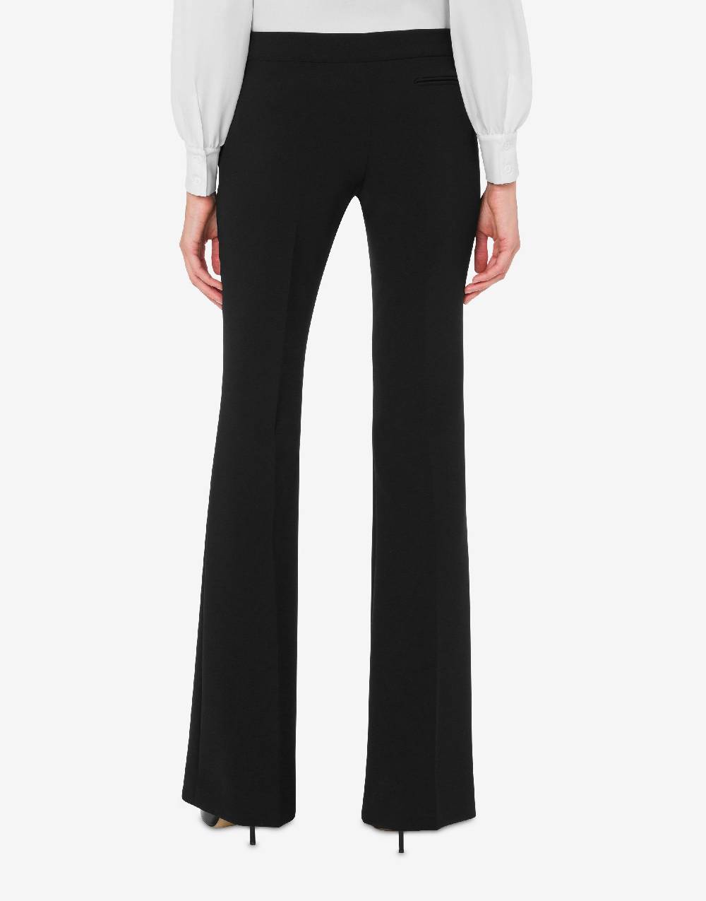 Love Moschino Pantalone flare in crêpe Acquista Ora