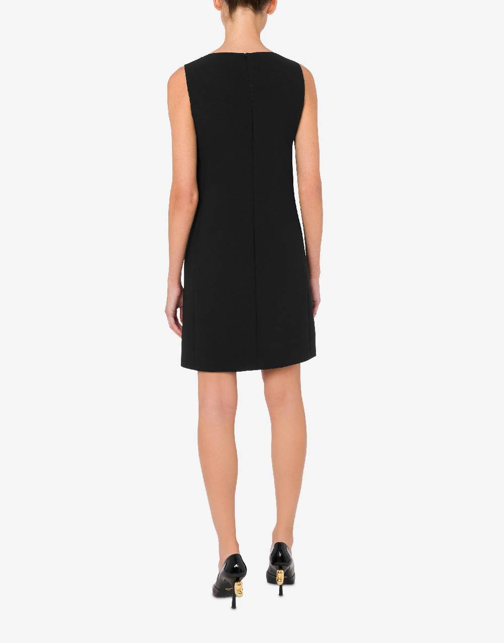 Love Moschino Abito con ricamo Same Old Chic Consegna Veloce