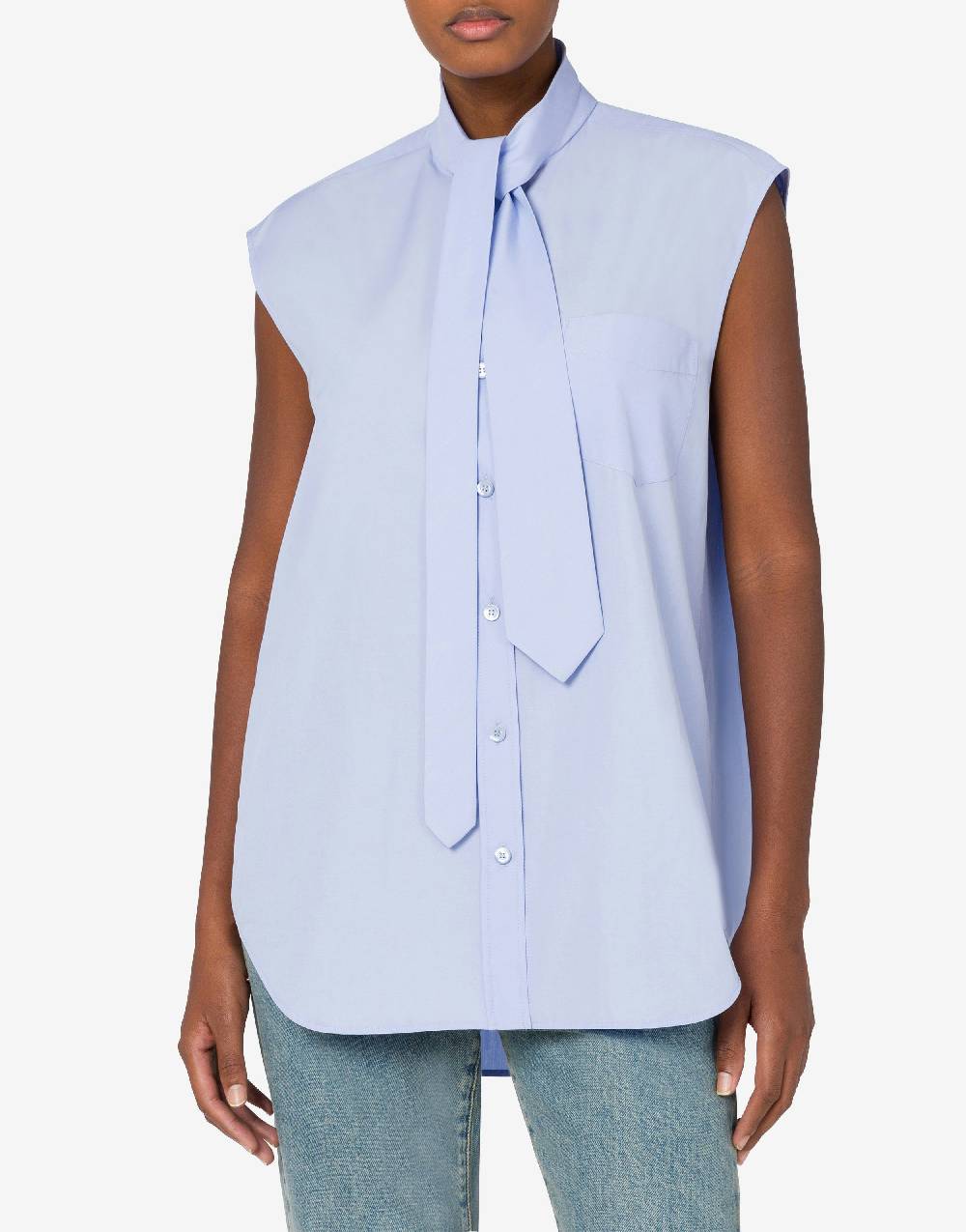 Love Moschino Camicia senza maniche Tie Fino Al -60%
