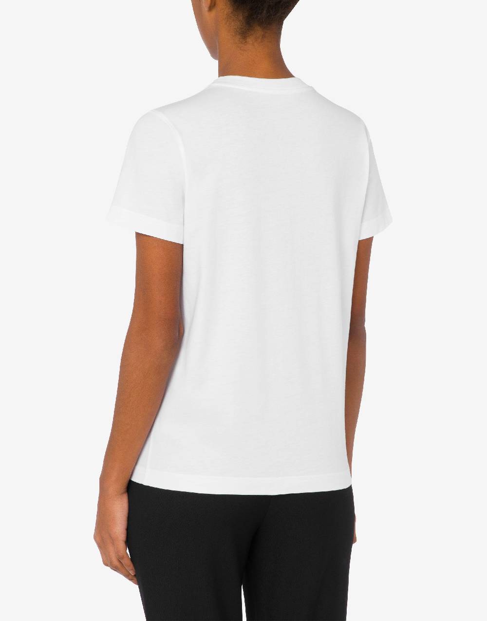 Love Moschino T-shirt Heart Safety Pin Presa