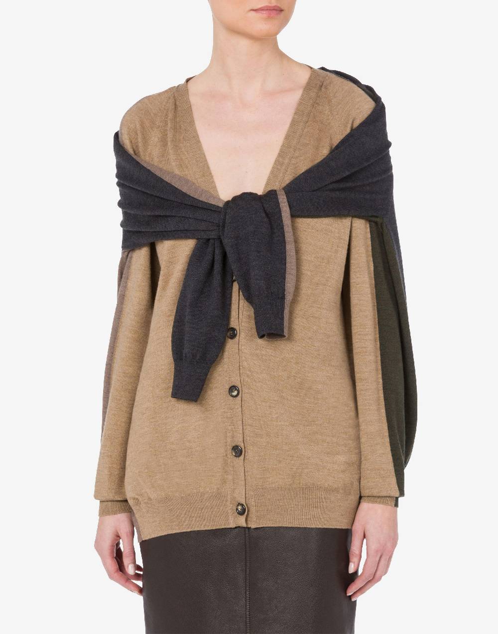Love Moschino Cardigan in lana Layer Up Hotsell