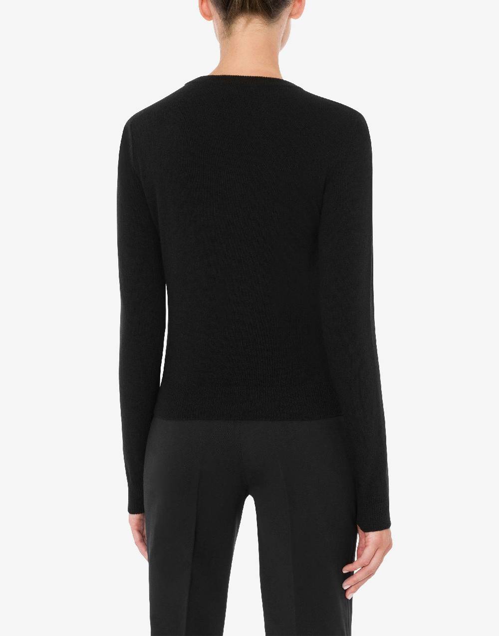 Love Moschino Pullover in lana e cashmere Red Heart Negozio