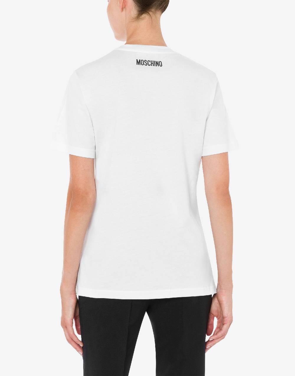 Love Moschino T-shirt in jersey organico You Can't Be Serious Italia