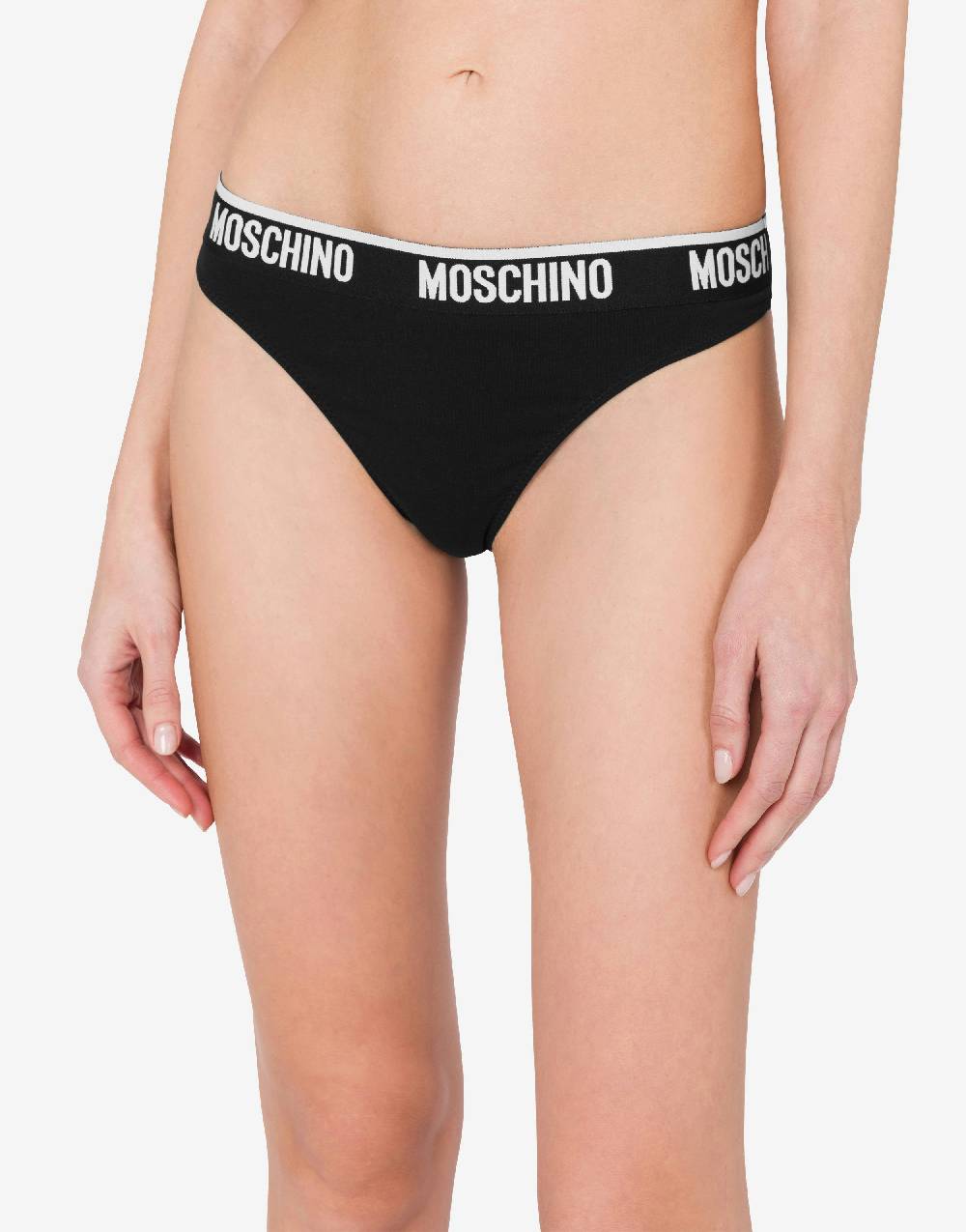 Love Moschino Perizoma in jersey stretch Elastic Logo Band Promozione