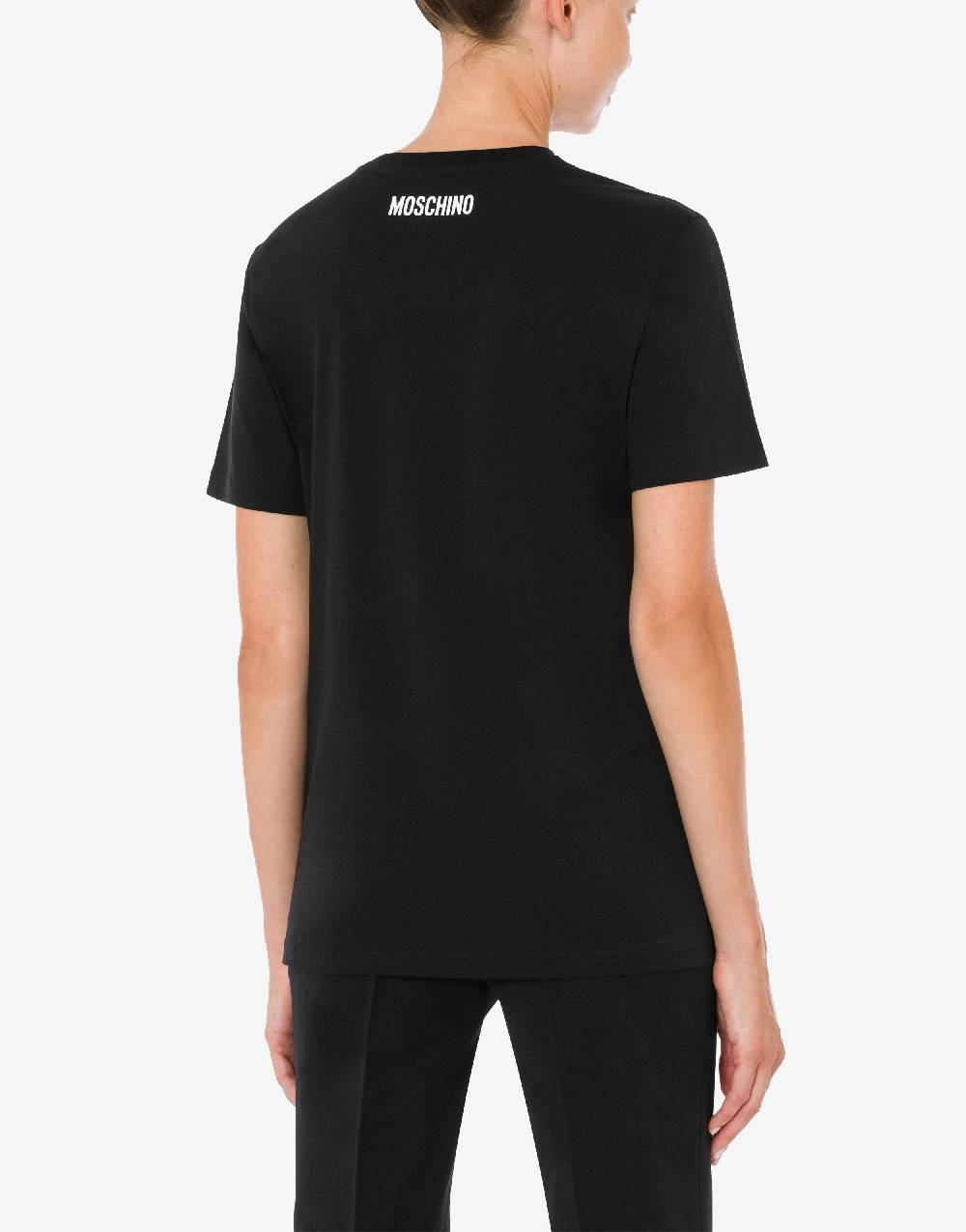 Love Moschino T-shirt in jersey organico You Can't Be Serious Acquista Ora
