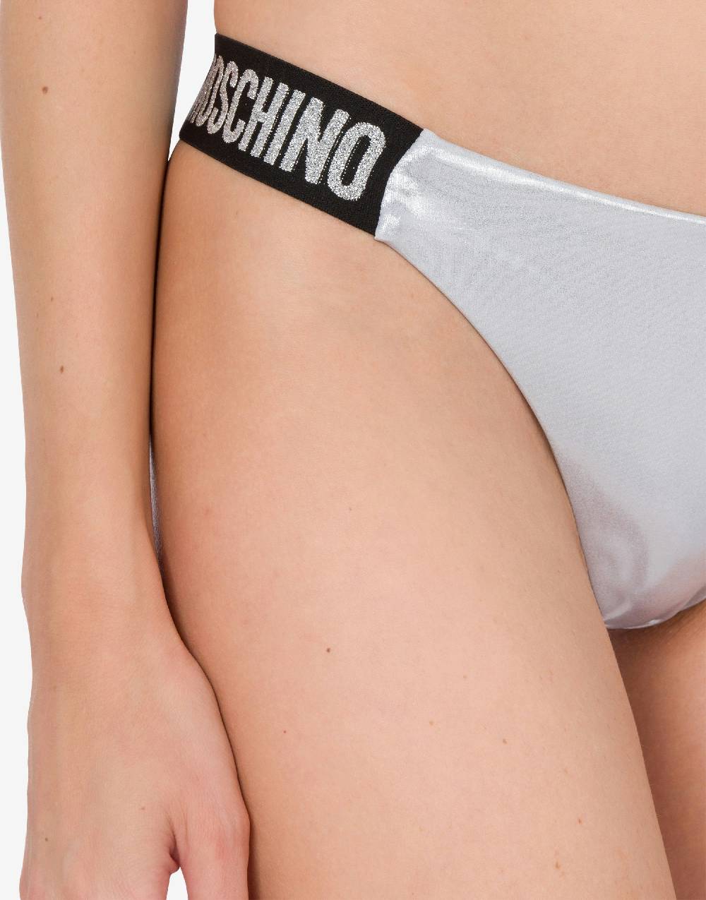Love Moschino Slip mare Shiny & Silver Fino Al -60%