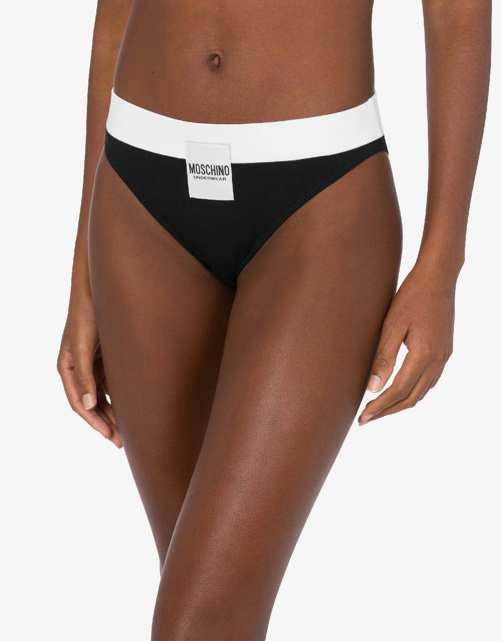 Love Moschino Slip in comfort jersey Logo Label Sottocosto