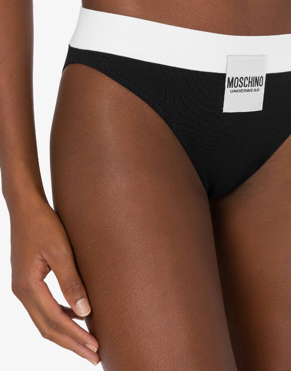 Love Moschino Slip in comfort jersey Logo Label Sottocosto