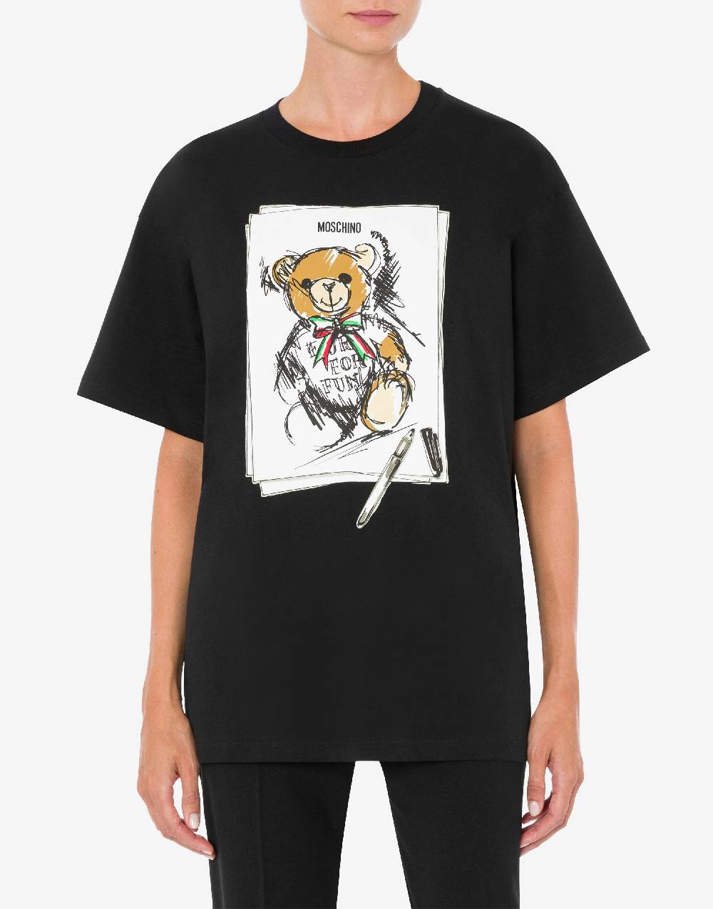 Love Moschino T-shirt oversize Moschino Teddy Bear Novità