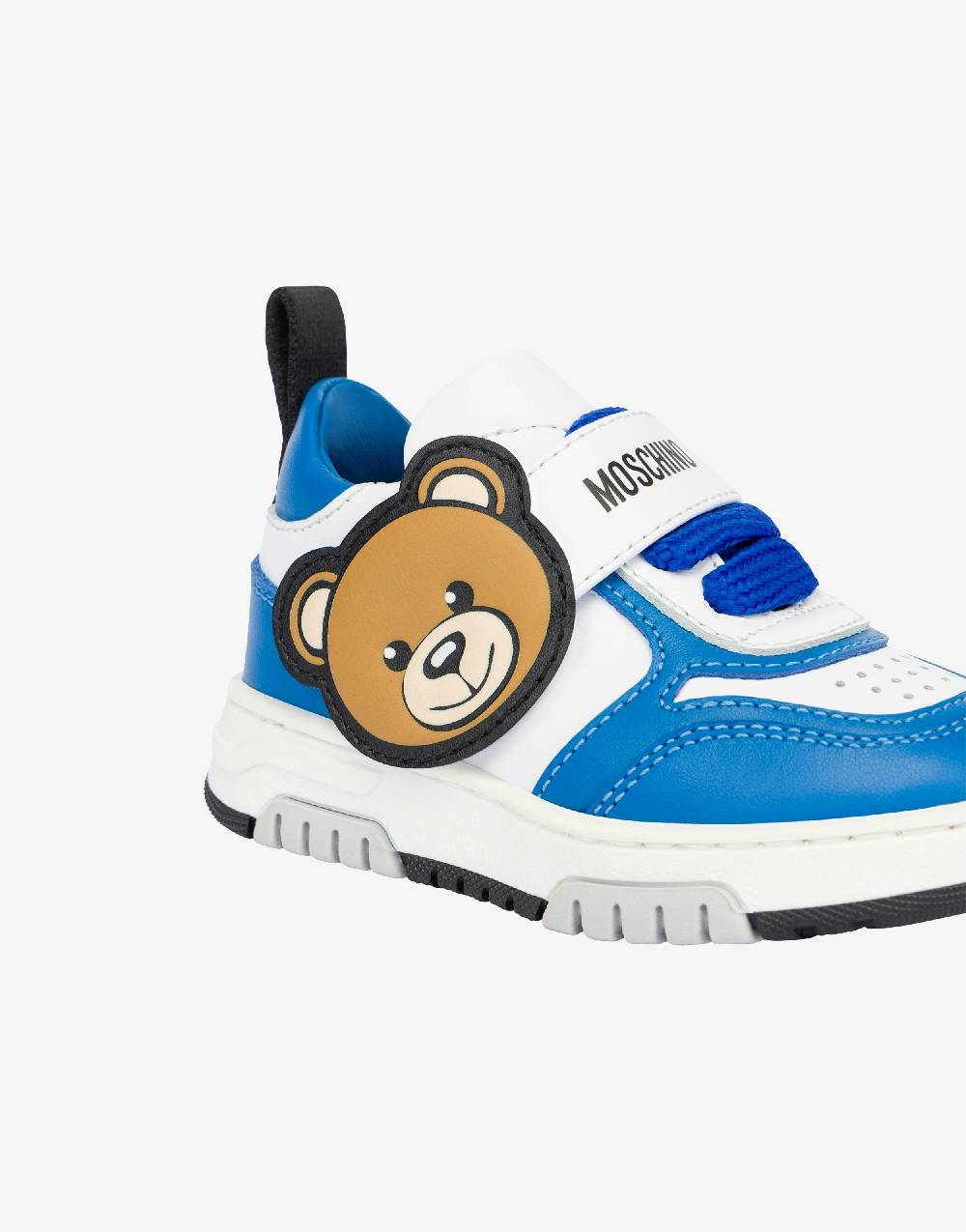 Love Moschino Sneakers in vitello Teddy Patch Spedizione Gratuita