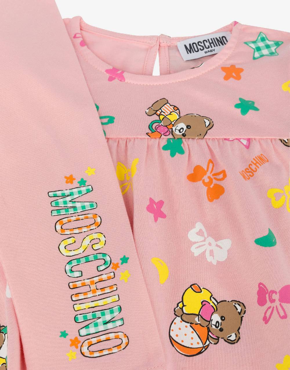 Love Moschino Completo blusa e leggings Baby Teddy Bear Consegna Veloce